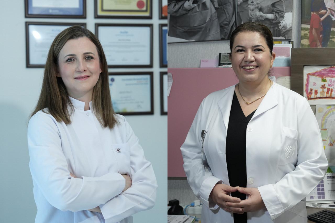 Kadın Hastalıkları ve Doğum Uzmanı Prof. Dr. Dilek Benk Şilfeler ve Fiziksel Tıp ve Rehabilitasyon Uzmanı Prof. Dr. Sena Tolu