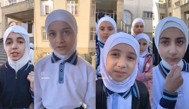 Azerbaycan'da baş&ouml;rt&uuml;s&uuml; yasağına &ouml;ğrencilerden tepki: Asla a&ccedil;mayacağız