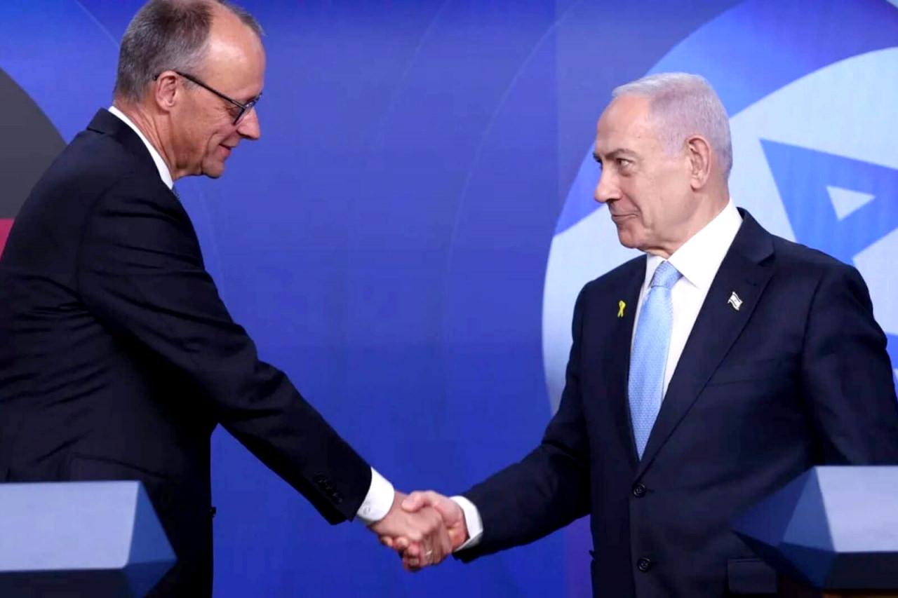 Almanya Başbakanı Friedrich Merz ve İsrail Başbakanı Binyamin Netanyahu