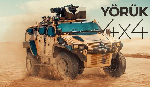 Araziye &ccedil;ıktığında engel tanımayan T&uuml;rk zırhlı aracı: Y&Ouml;R&Uuml;K 4X4!