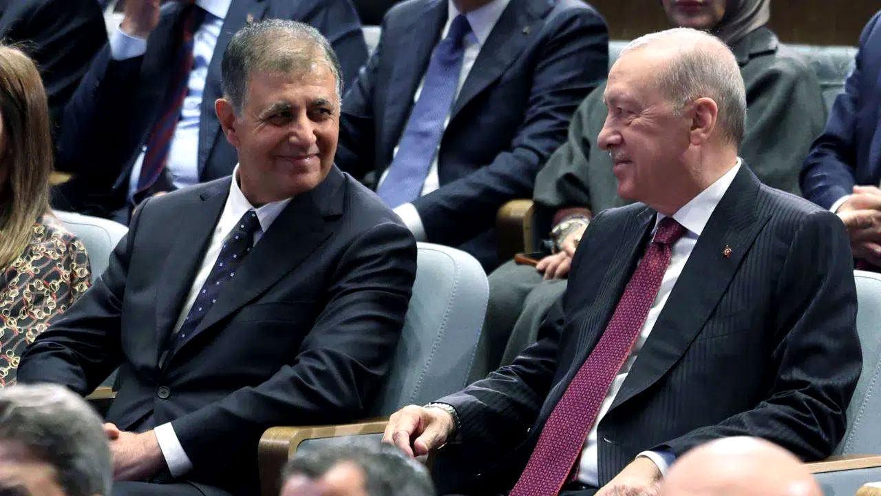 Cumhurbaşkanı Recep Tayyip Erdoğan ve İzmir Büyükşehir Belediye Başkanı Cemil Tugay