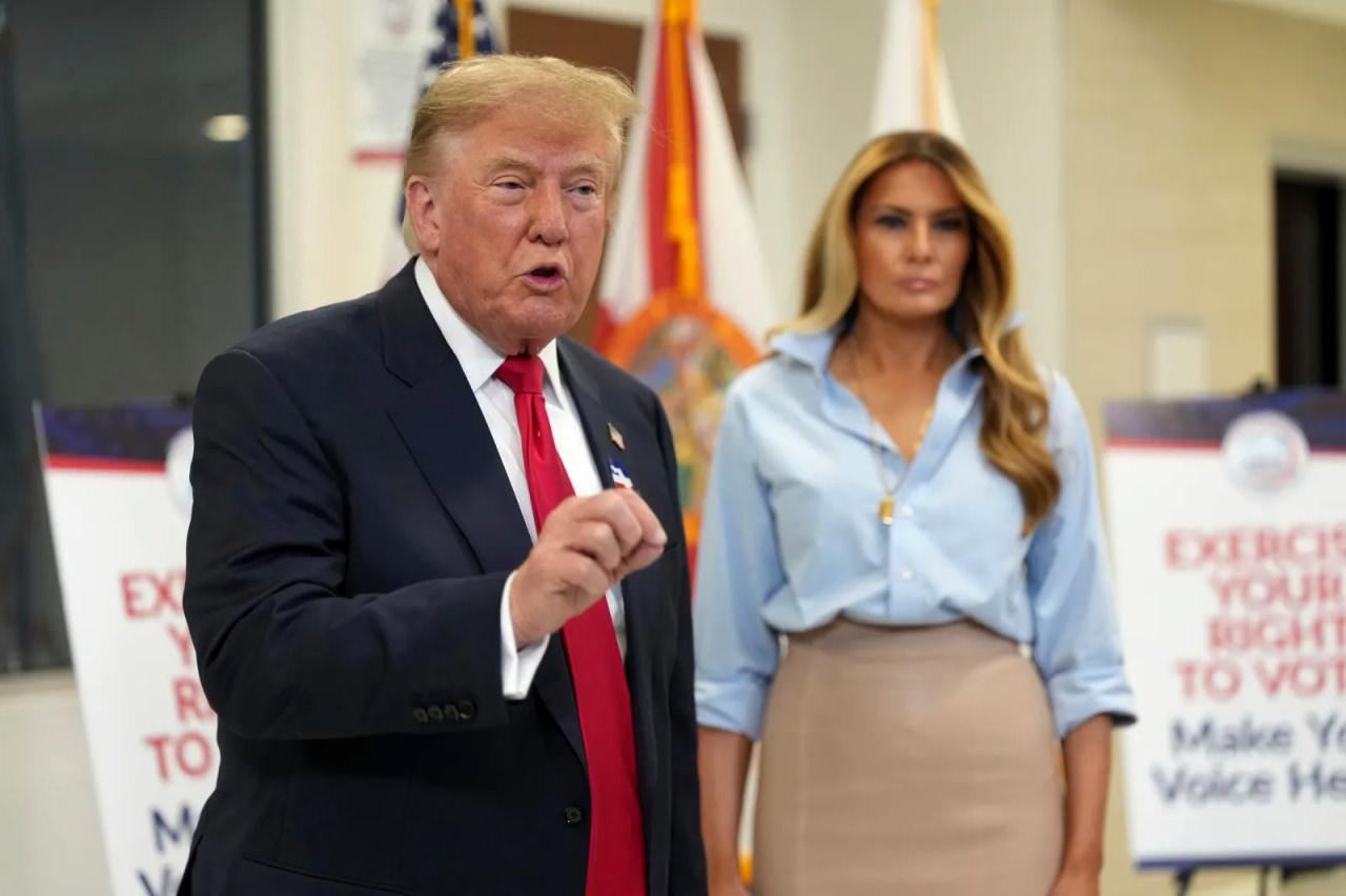 ABD Başkanı Donald Trump ve eşi Melania Trump