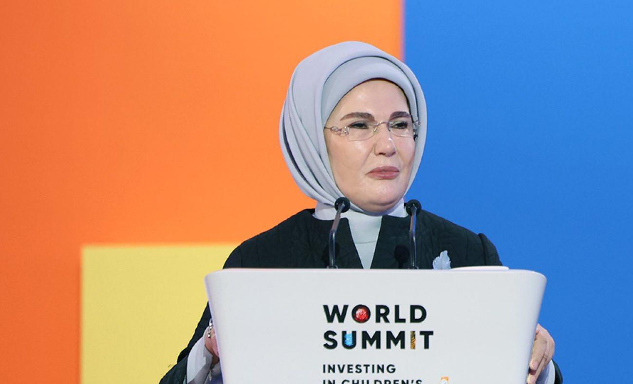 Emine Erdoğan&rsquo;dan Gazze mesajı: "&Ccedil;ocuk, insanlığın kalbidir"