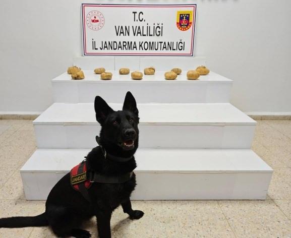 Başkale’de 11 kilo 958 gram toz esrar ele geçirildi.