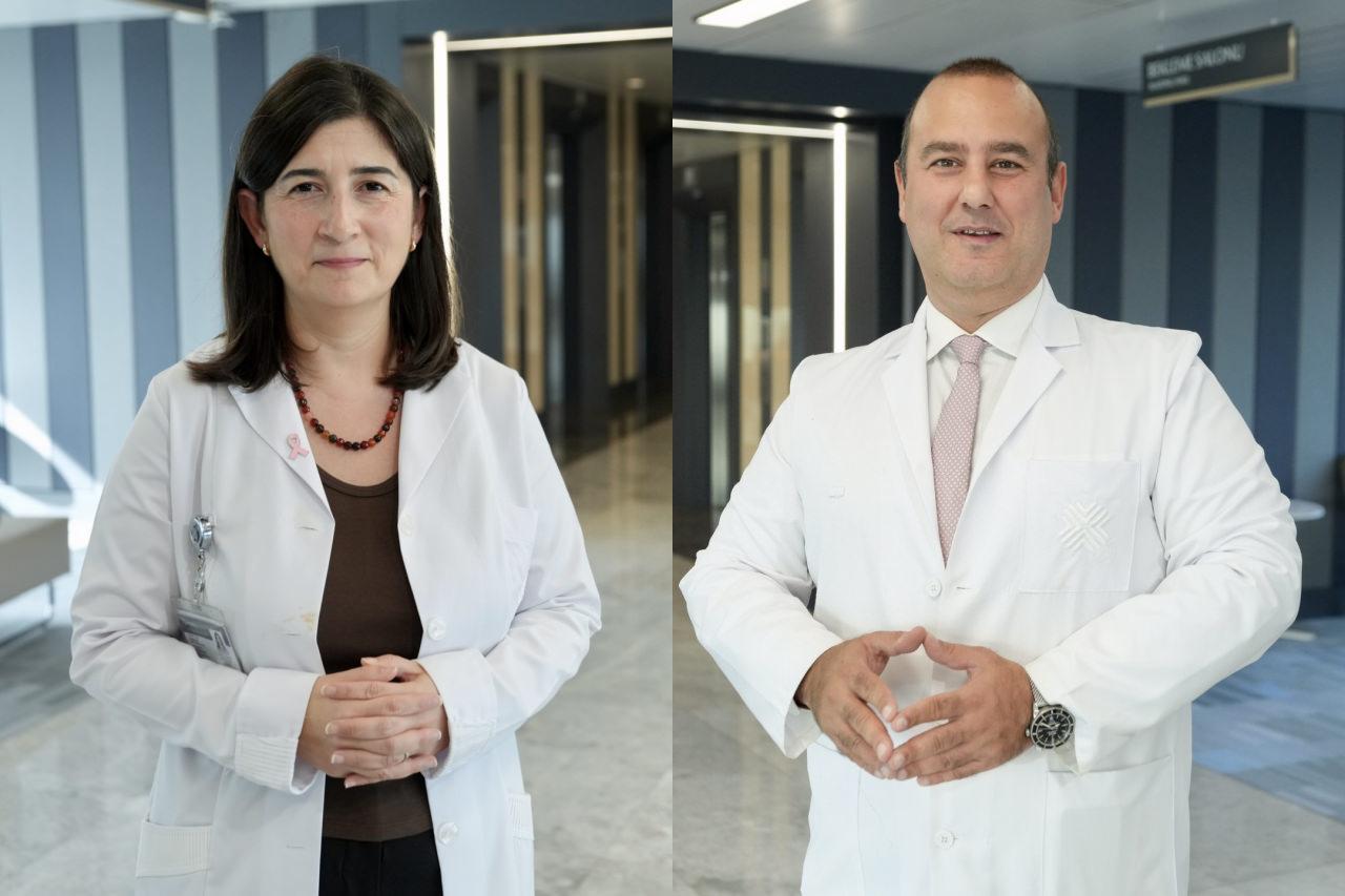 Medipol Bahçelievler Üniversite Hastanesi Radyoloji Uzmanı Prof. Dr. Ayşegül Akdoğan Gemici ve Meme Cerrahisi Uzmanı Doç. Dr. Sina Ferahman