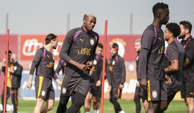 Galatasaray, Lille ma&ccedil;ına hazır: Yıldız isim son antrenmana katılmadı
