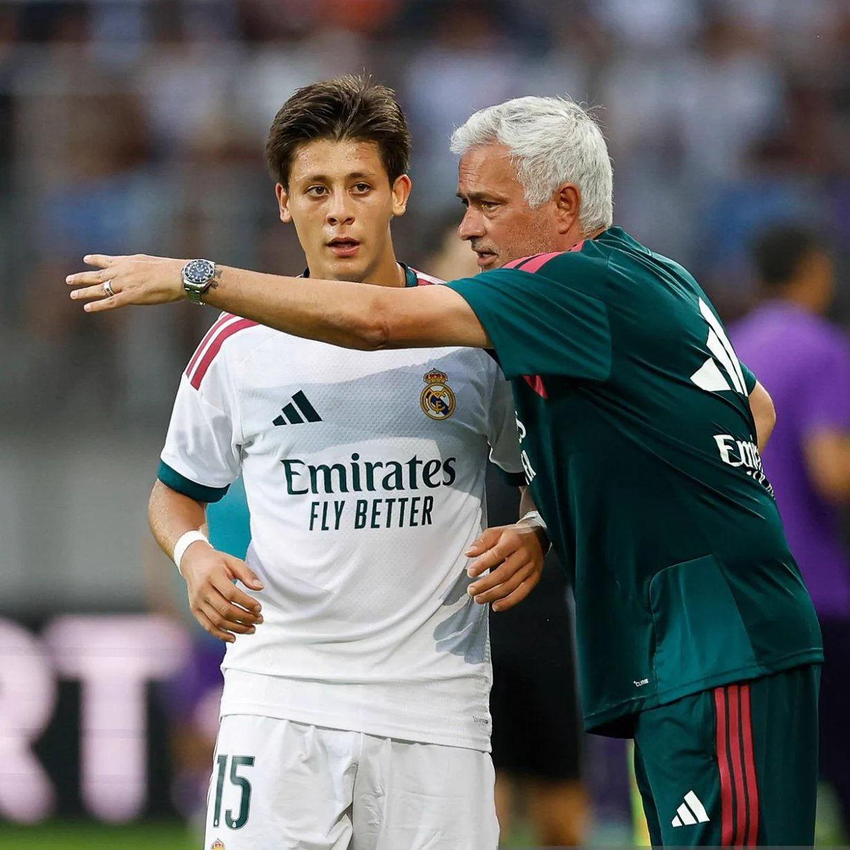 Arda Güler ve Jose Mourinho