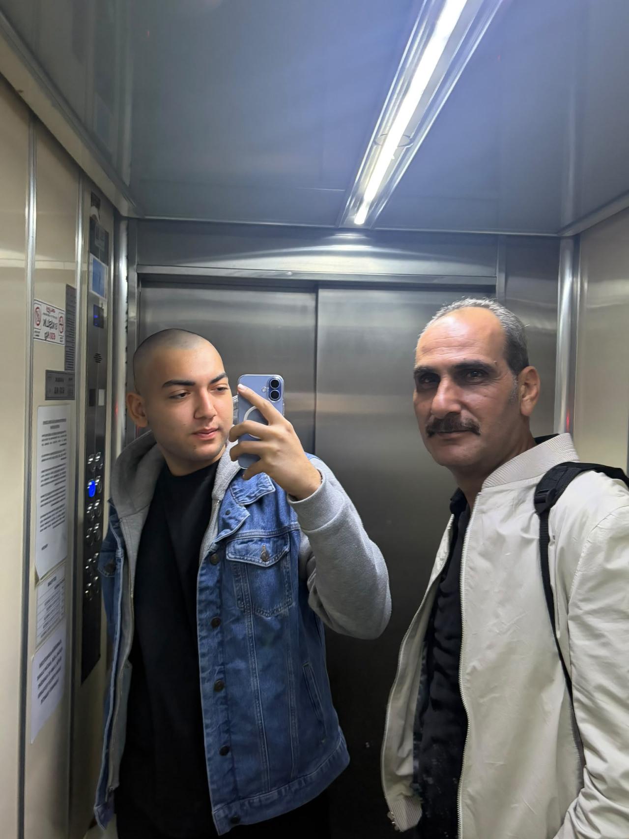 Celal Karadağ ve babası Hakan Karadağ