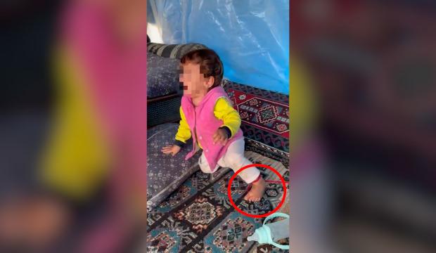 Adana'da y&uuml;rek sızlatan g&ouml;r&uuml;nt&uuml;: "Durmuyor" bahanesiyle ayağından iple bağladılar