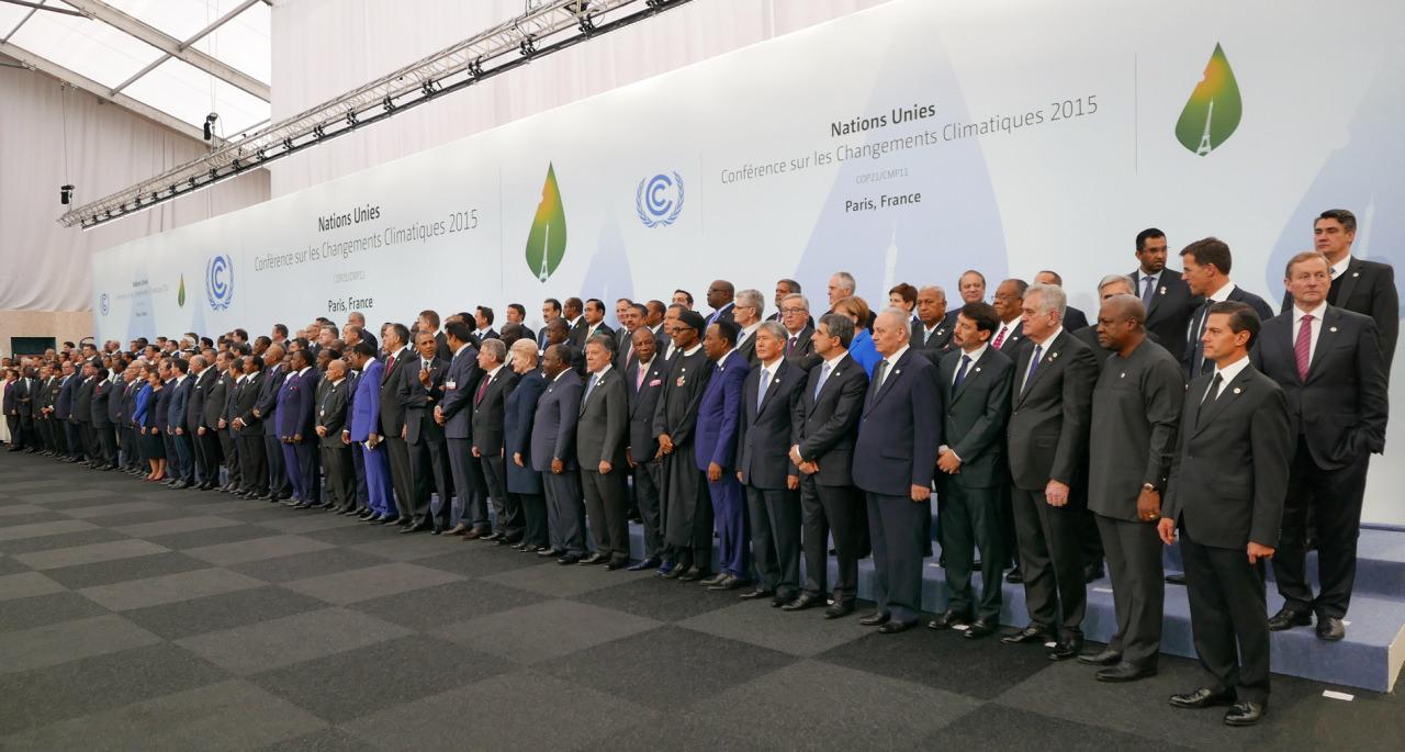 Paris'te düzenlenen COP21'den bir görsel (Kaynak: Meksika Cumhurbaşkanlığı)