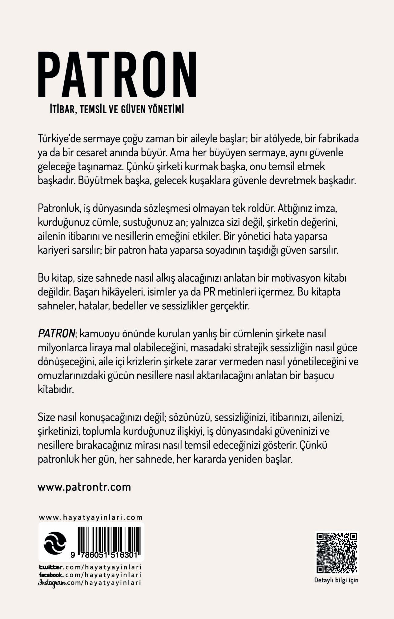 Kitabın arka yüzünden bir fotoğraf