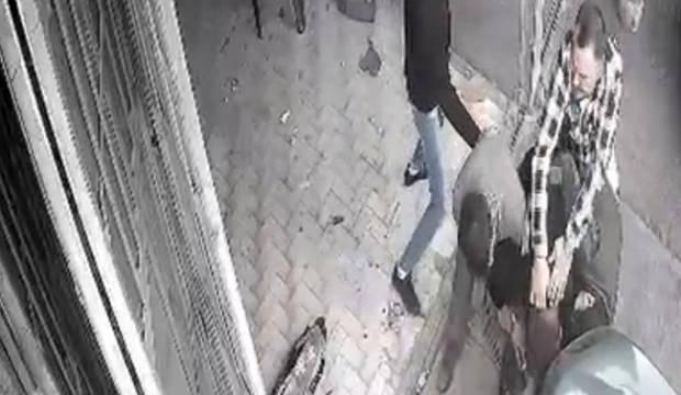 Kayseri'deki oto tamircisinde kanlı saldırı kamerada