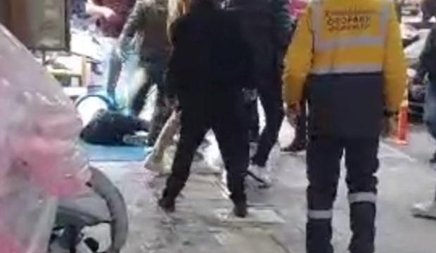 Kentin g&ouml;beğinde akıllara durgunluk veren saldırı: Sopa ve demir &ccedil;ubuklarla darbettiler