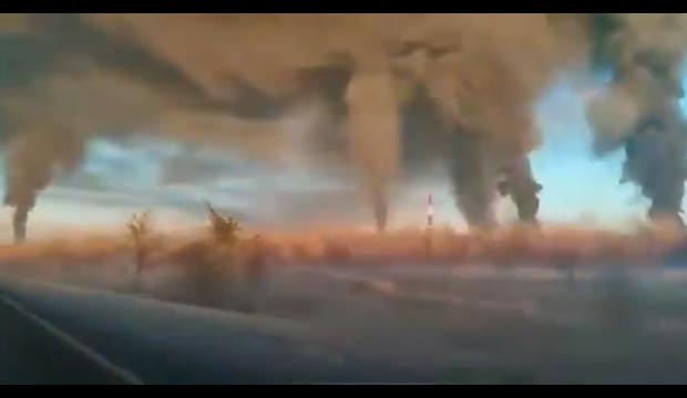 Ukrayna Rus rafinerini havaya u&ccedil;urdu