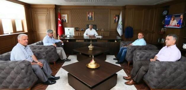 Ordu Büyükşehir Belediye Başkanı Yılmaz'a ziyaretler