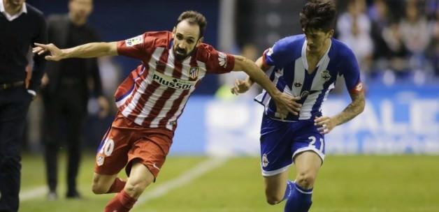 Atletico, Deportivo deplasmanında kayıp verdi