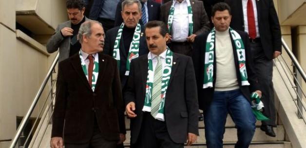Bakan Çelik'ten Bursaspor'a ziyaret