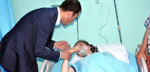 Çocuklar gaz bombasından hastanelik oldu