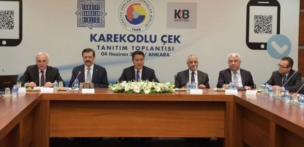 Dünyada ilk! Karekodlu çek geliyor