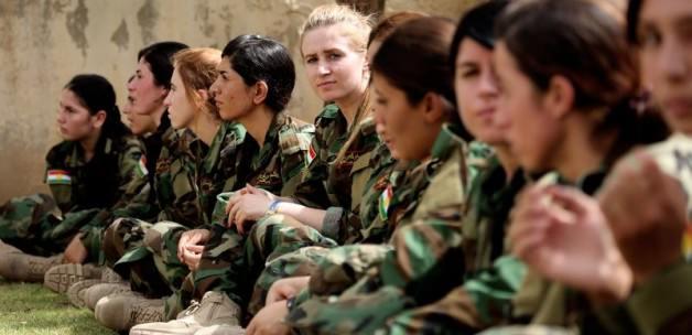 Ezidi kadınlar IŞİD'e karşı silahlandı
