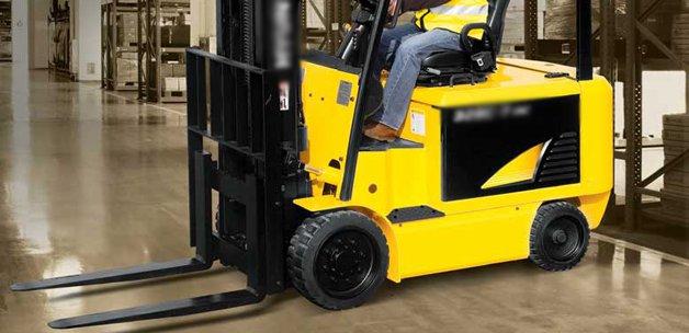 Forklift kazasında işçinin ayağı koptu