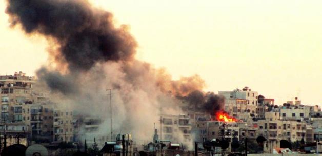 Halep'te hava saldırıları devam ediyor