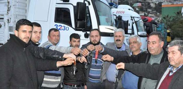 İstanbul'a sebze meyve girişi durdu!