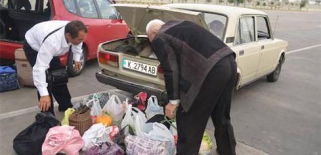 2.5 ton kurban eti sınırdan geçemedi