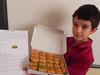 Baklavacılığı derste arkadaşlarına anlattı