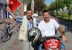 Hayvan hakları için motosikletiyle Türkiye'yi dolaşıyor