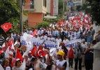Maden işçilerinden grev ve "teröre tepki" yürüyüşü