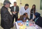 Merzifon'da vatandaşlara ücretsiz diyabet testi yapıldı