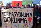 Muğla'da pedagojik formasyonun sınırlandırılması protestosu