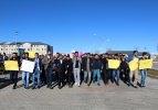 AİÇÜ öğrencilerinden "formasyon" protestosu