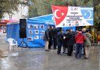 Bayırbucak Türkmenleri için yardım çadırı kuruldu