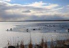 Mogan Gölü buz tuttu