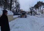 Tatvan'da karla mücadele çalışması