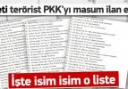 Devleti terörist, PKK'yı masum ilan ettiler!