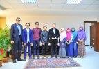 Endonezyalı öğrencilerden Rektör Elmas’a ziyaret