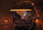 Giresun'da yolcu otobüsü greydere çarptı: 1 ölü, 13 yaralı