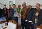 Tatvan Sporlu eski futbolculardan Kaymakam Erkan'a ziyaret