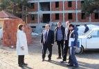 Taşova Milli Eğitim Müdürü Tümer, okul inşaatında incelemelerde bulundu