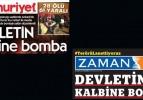 Cumhuriyet ve Zaman yine aynı manşetle çıktı