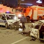 Polisten sürücü kaza yaptı: 1 ölü, 2 yaralı