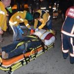 Karasu'da otomobil takla attı: 2 yaralı