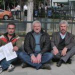 Silivri'de işçilerden oturma eylemi