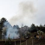 Mezarlıkta el bombası bulundu