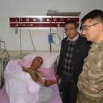 Kaymakam Öztürk'ten hasta ziyareti