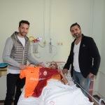 Bilal Kısa'dan hasta taraftara ziyaret