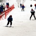 Nisan ayında Palandöken'de kayak keyfi